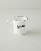 Ceramic Mug 330 ml Black - White (view 2)