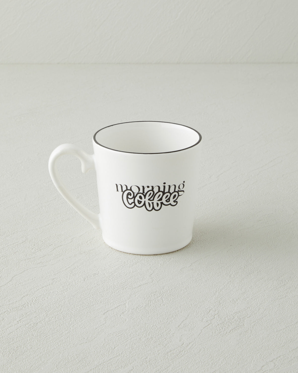 Ceramic Mug 330 ml Black - White (view 2)