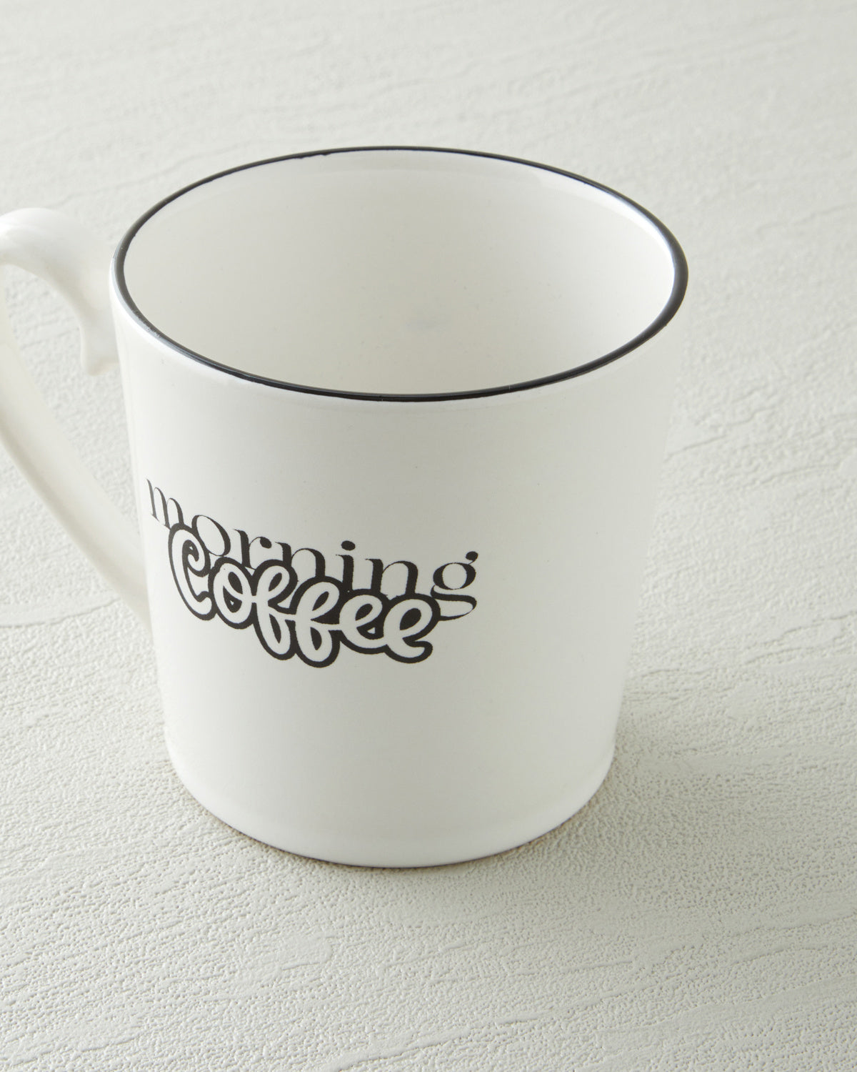 Ceramic Mug 330 ml Black - White (view 3)