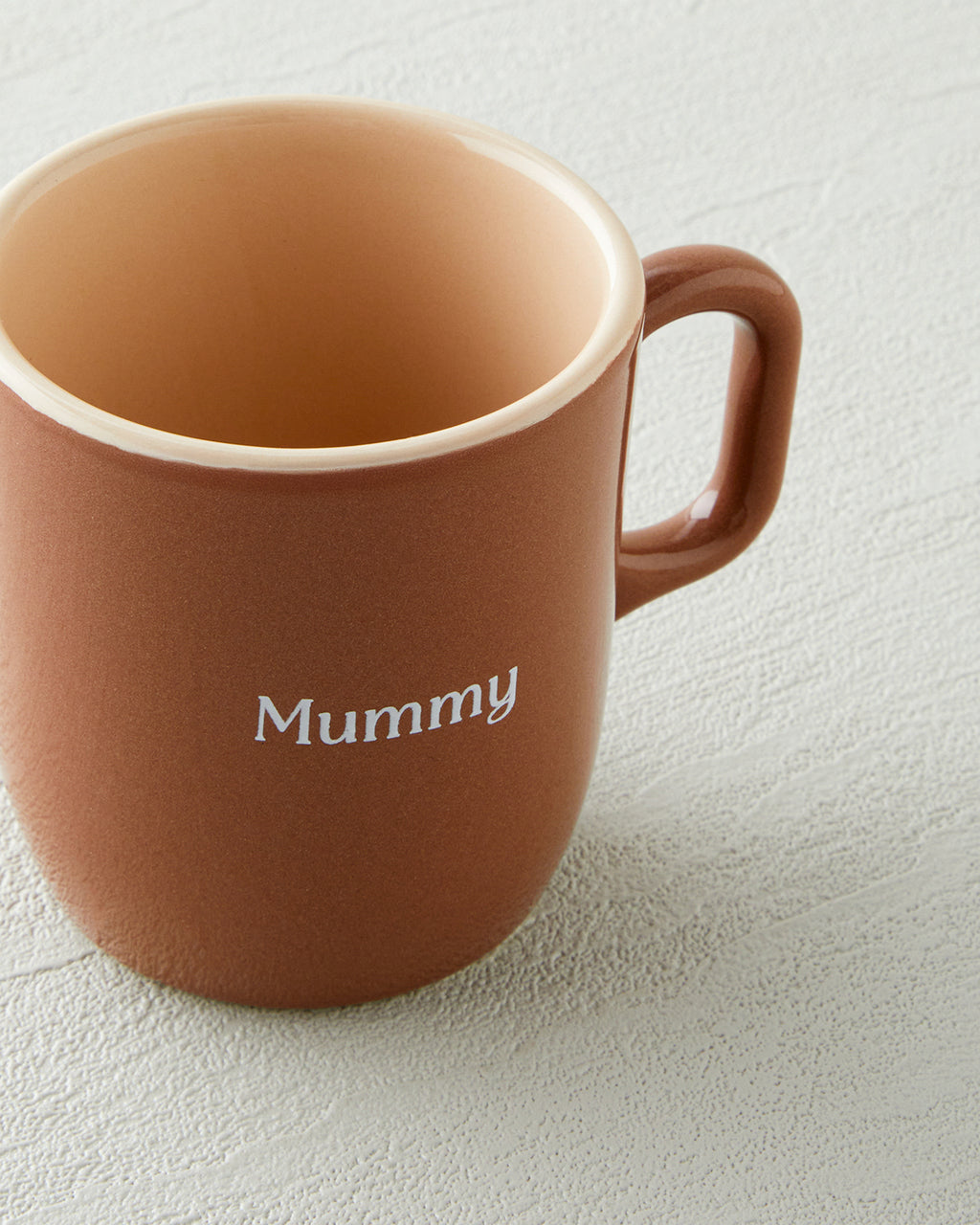 Ceramic 2 pcs Mug 150-230 ml Cream - Brown (view 4)