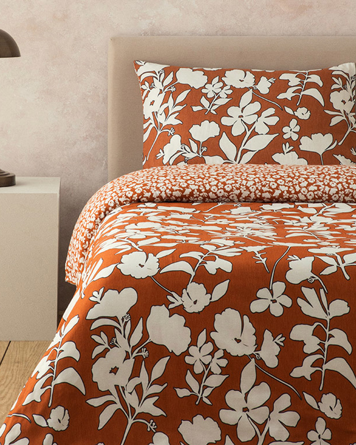 Bedroom styled with English Home bedding
